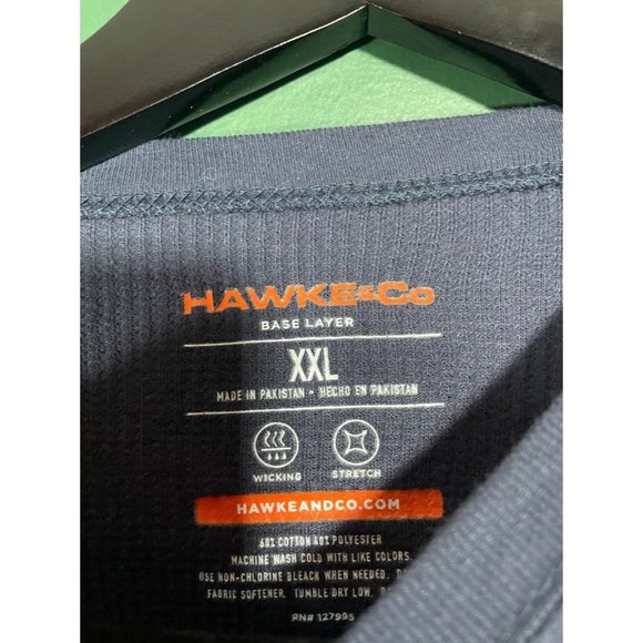Hawkeye - Men's Navy Blue Thermal Long Sleeve T-Shirt - Size XXL - Picture 3 of 4